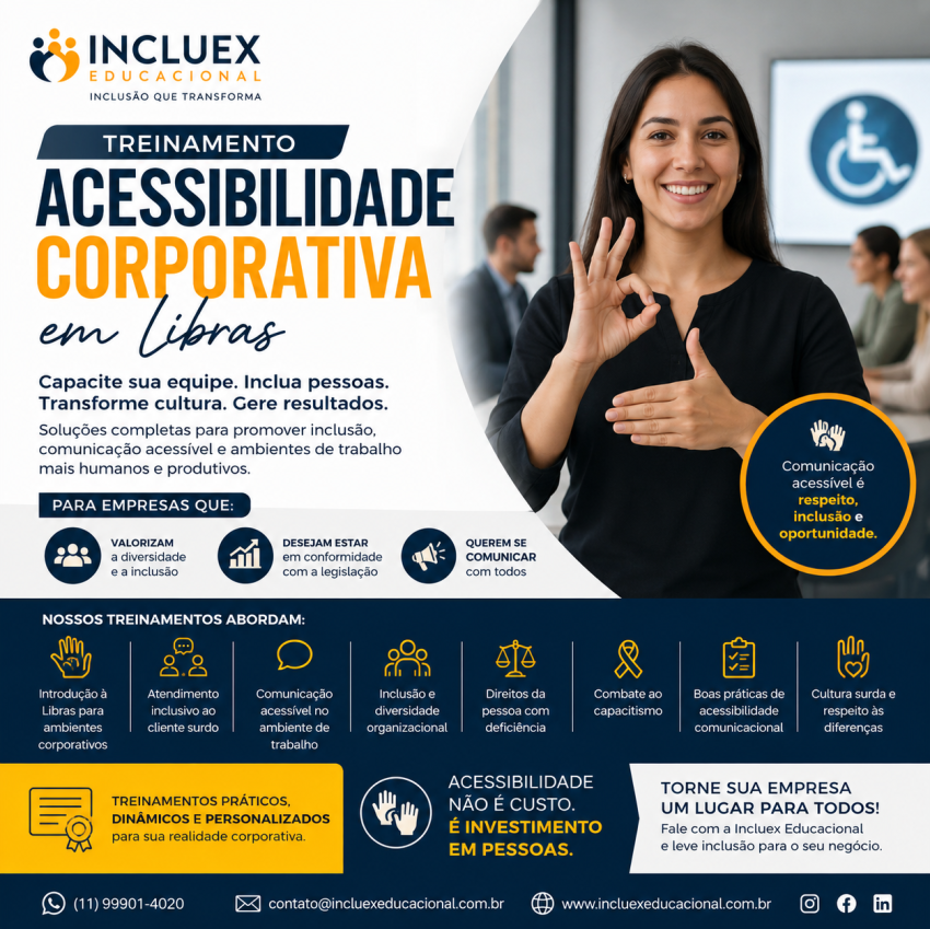 ACESSIBILIDADE CORPORATIVA EM LIBRAS